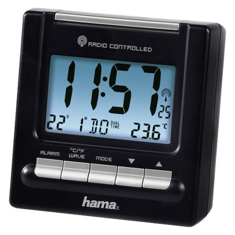 Orologio Sveglia Da Viaggio ""rc200"", Nera - Foto 2