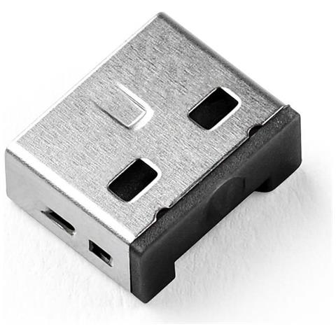 Ul03pkbk Clip Sicura Bloccaporte + Chiave Usb Tipo A Nero 6 Pz - Foto 4