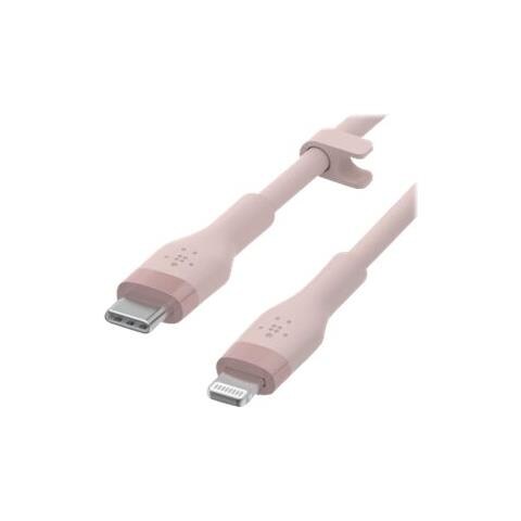 Cavo Silicone Lightning BOOST CHARGE - USB-C - 2 m - Rosa - Foto 1