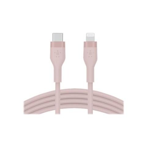 Cavo Silicone Lightning BOOST CHARGE - USB-C - 2 m - Rosa - Foto 2
