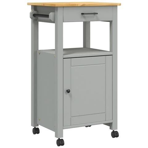 Carrello Da Cucina Monza 48x40x90 Cm In Legno Massello Di Pino - Foto 2