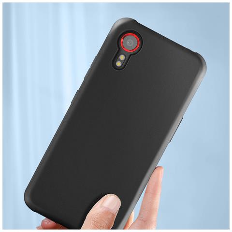 Cover Per Samsung Xcover 7 Flessibile Soft-touch Angoli Anti-urto, Nero - Foto 5