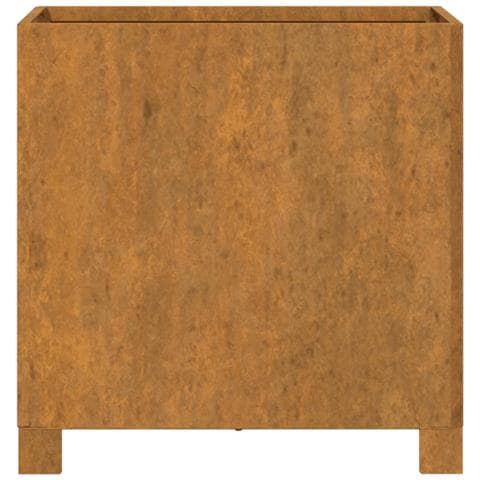 Fioriera Con Gambe Ruggine 42x40x43 Cm Acciaio Corten - Foto 9