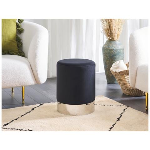 Pouf Brigitte Velluto Nero - Foto 1