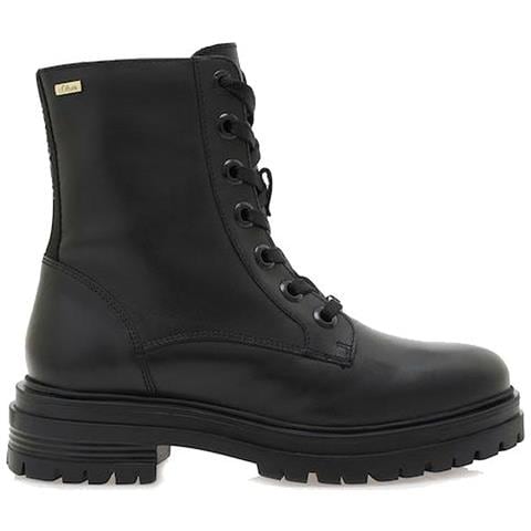 Black Casual Closed Booties Stivaletti Pelle Scarpe Donna Nero Eu 36, 5-25253-29 001 - Foto 1