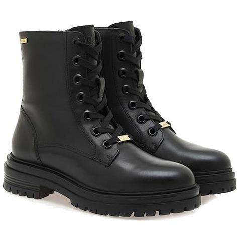 Black Casual Closed Booties Stivaletti Pelle Scarpe Donna Nero Eu 36, 5-25253-29 001 - Foto 2