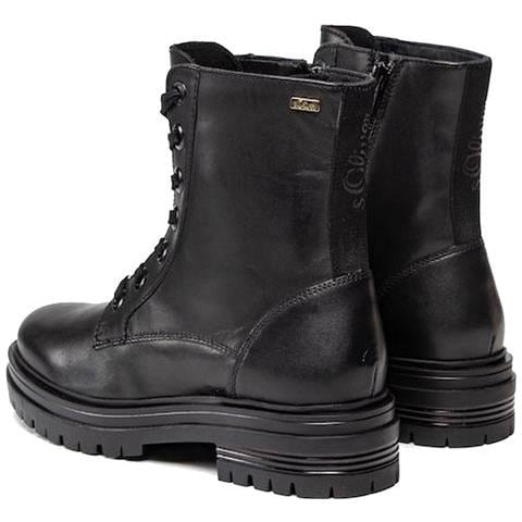 Black Casual Closed Booties Stivaletti Pelle Scarpe Donna Nero Eu 36, 5-25253-29 001 - Foto 3