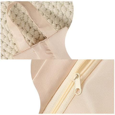 Borsa Portaoggetti Per Biancheria Intima - Organizer Da Viaggio Per Reggiseni, Biancheria Intima E Calzini Beige - Foto 5