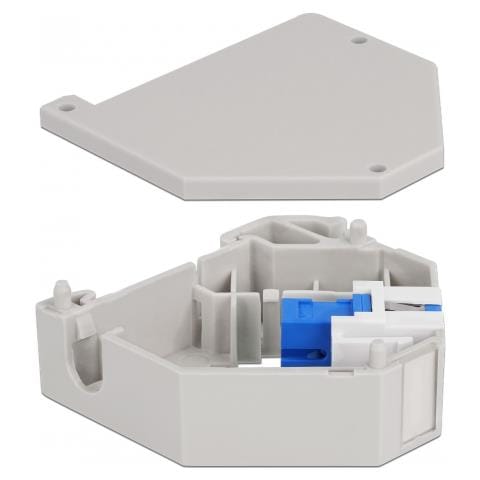 Adattatore guida DIN con Keystone SC Simplex femmina per SC Simplex femmina - Foto 2