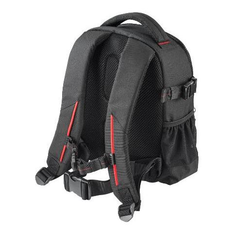 Ohio Zaino Nero, Rosso - Foto 2