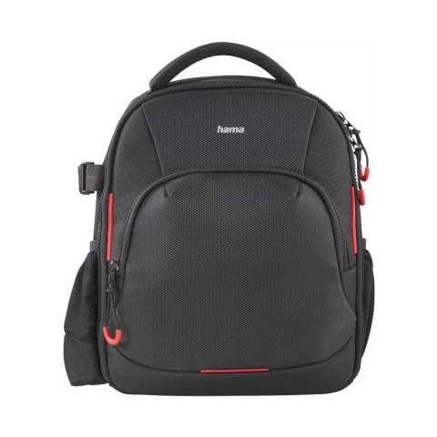 Ohio Zaino Nero, Rosso - Foto 1