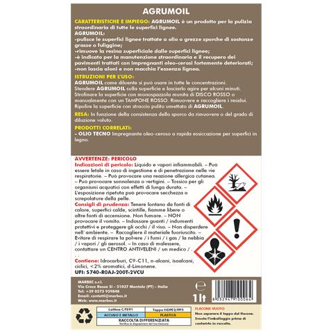 Agrumoil 1ltx6pz - Diluente Sgrassante Per Legno In D Limonene - Foto 2