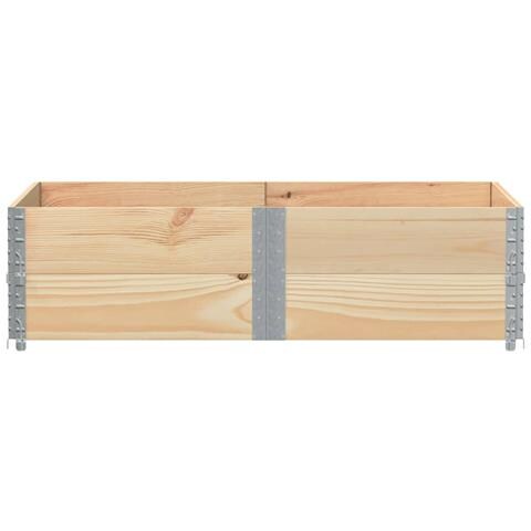 Fioriera Da Giardino 150x100 Cm In Legno Massello Di Pino - Foto 2