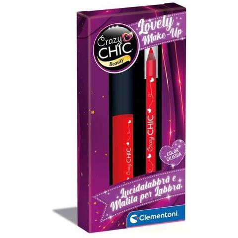 Lipgloss E Matita Labbra Cherry Color Clementoni 18881 Crazy Chic - Foto 1