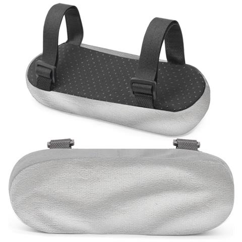 Poggiapolsi Ergonomico Per Sedia, Supporto Per Gomito In Memory Foam Grey - Foto 1