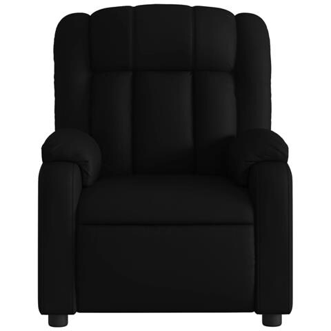 Poltrona Massaggiante Reclinabile Elettrica Nera in Similpelle - Foto 9