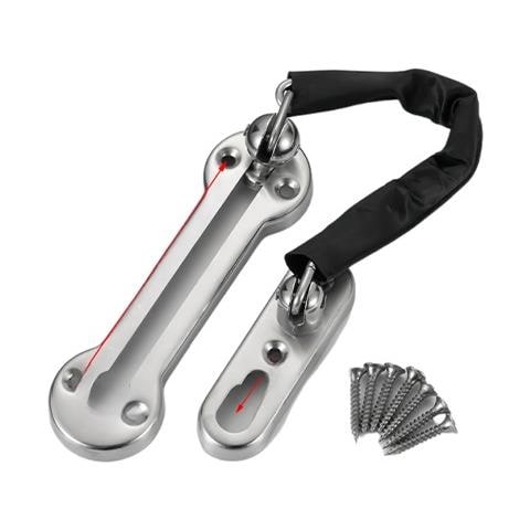Catena Di Sicurezza Antifurto In Acciaio Inox Con Viti - Finitura Argento - Foto 1