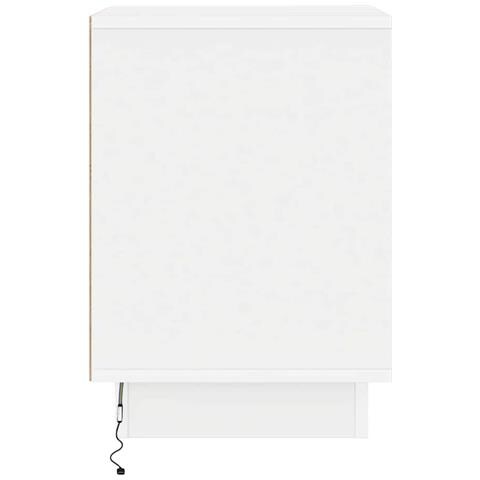 Armadio da Notte con 2 pcs Bianco 39 x 34.5 x 50 cm - Foto 9