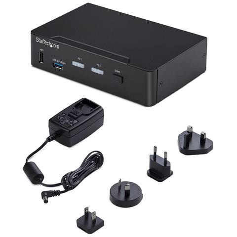 Switch KVM DisplayPort a 2 porte, 4K 60Hz, DP 1.2, gestione EDID, hub USB 3.0 a 2 porte, 4 porte USB HID, conforme TAA - Foto 7