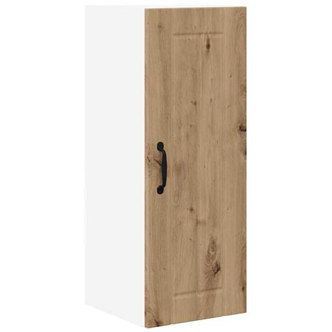 Pensile cucina con porta Rovere artigianale 30 x 31 x 80 cm - Foto 1
