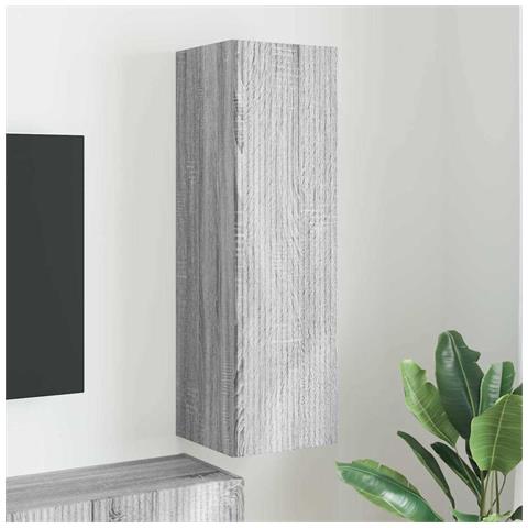 Mobile TV da parete Grigio Sonoma 30 x 31 x 100 cm - Foto 2