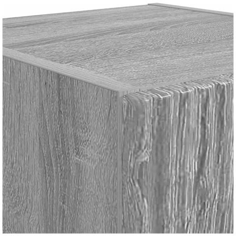 Mobile TV da parete Grigio Sonoma 30 x 31 x 100 cm - Foto 9