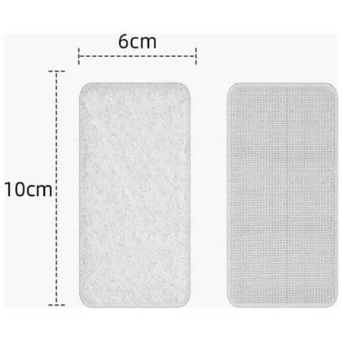 Adesivi Antiscivolo Per Cuscini Divano 6x10cm, Riutilizzabili, 10 Paia - Foto 2