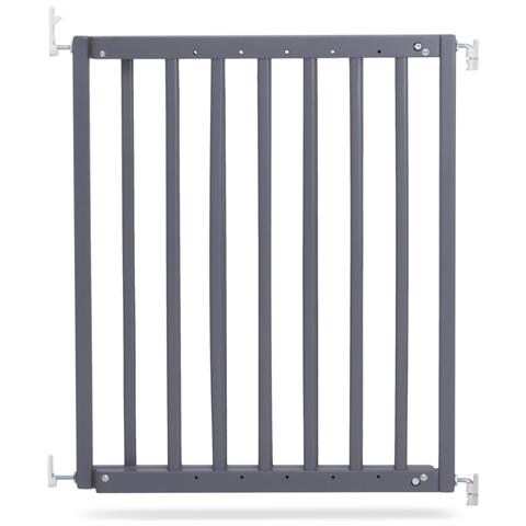 Safetots Cancelletto Di Sicurezza Top Of Stairs Per La Parte Superiore Delle Scale, Fissaggio A Vite, In Legno, Grigio, 63,5cm - 105,5cm - Foto 2