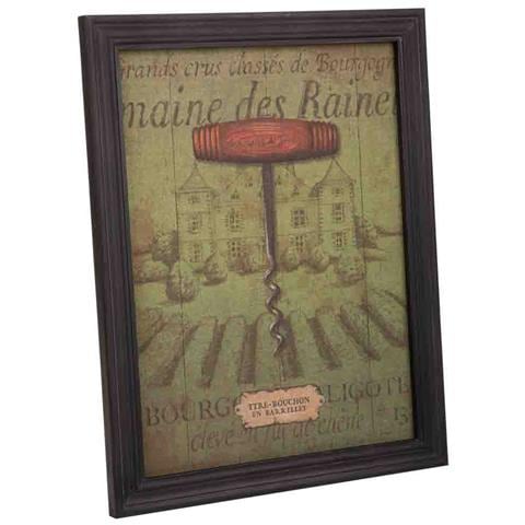 Quadro Legno E Stoffa 33x43x1,8h - Foto 1