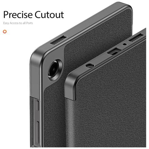 Cover per Galaxy Tab A9, Galaxy Tab A11 - Pelle /PU, Nero - Foto 2