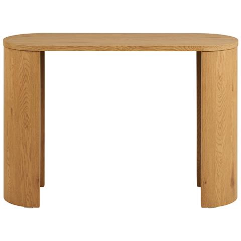 Tavolo Consolle Bibione-marrone-mdf-114x38x75 Cm - Foto 1
