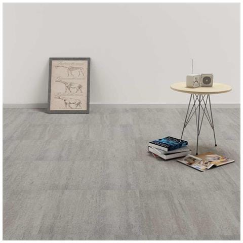 Tavole per Pavimenti 55 pcs Grigio 5,11 m² PVC - Foto 2
