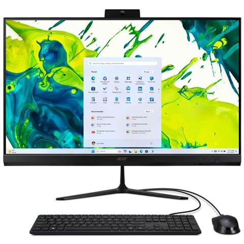 Aspire C27-2G Intel® Core™ i5 i5-13420H 68,6 cm (27") 1920 x 1080 Pixel PC All-in-one 8 GB DDR4-SDRAM 512 GB SSD Windows 11 Home Wi-Fi 6 (802.11ax) Nero - Foto 1