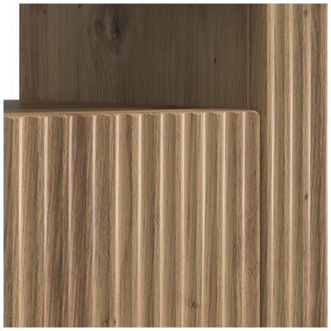 Mobile TV LED Rovere Artigianale Legno ingegnerizzato - Foto 9