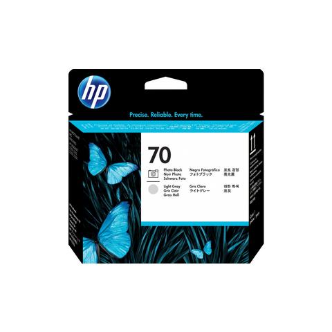 C9407a Testina di Stampa Originale Ink Originale 70 Nera per Foto Grigio Light DesignJet T1120SD Z2100 Z3200 Z5200 - Foto 2