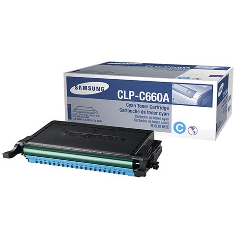 CLP-C660A / ELS Toner Originale Ciano per Samsung CLP 610ND / CLP 660ND Capacità 2000 Pagine - Foto 2