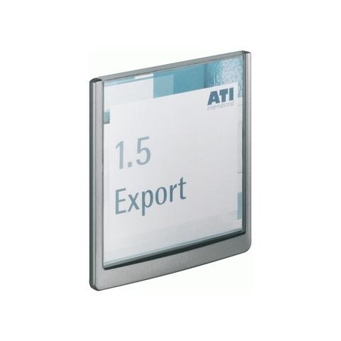 pz. 1 Targa Click Sign 14.9x14.85 cm grafite 4862-37 - Foto 2