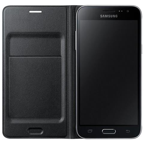 Custodia Flip Wallet per Galaxy J3 Colore Nero - Foto 11