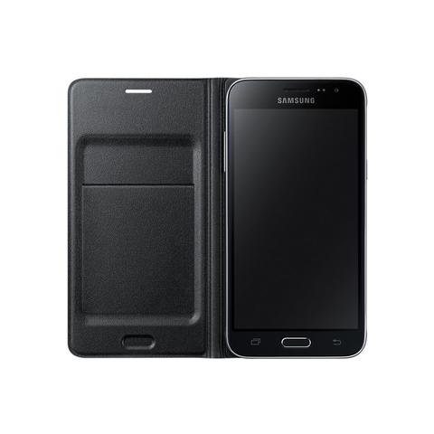 Custodia Flip Wallet per Galaxy J3 Colore Nero - Foto 1