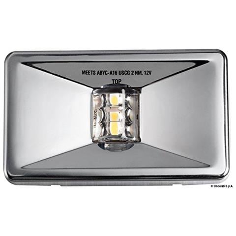 Fanale rettangolare Mouse Stern corpo inox - Foto 1