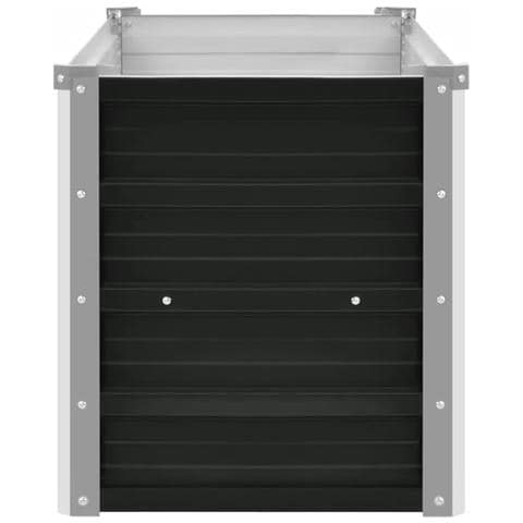 Fioriera Per Giardino Antracite 160x40x45 Cm In Acciaio Zincato - Foto 6