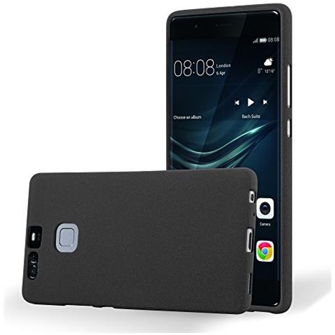 Custodia Compatibile Con Huawei P9 In Frost Nero - Coperchio Protettivo In Silicone Tpu Flessibile - Foto 1