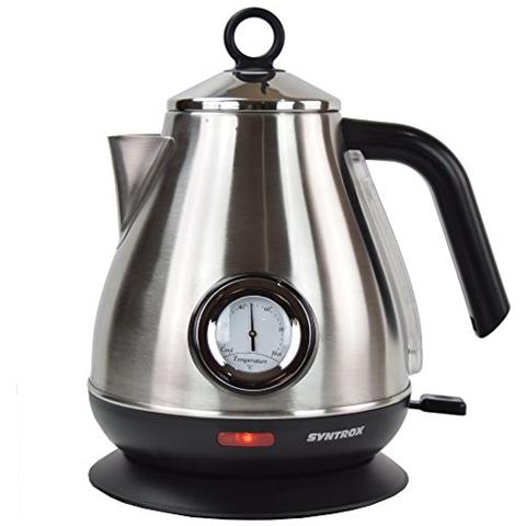 Bollitore Elettrico Capacità 1.7 Litri Potenza 2200 Watt Colore Acciaio Inox - Foto 2