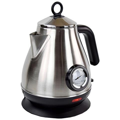 Bollitore Elettrico Capacità 1.7 Litri Potenza 2200 Watt Colore Acciaio Inox - Foto 1