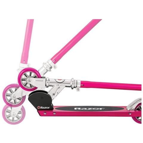 Monopattino Classico Per Bambini Razor S Nero - Rosa (13073051 / 0845423013684) - Foto 2