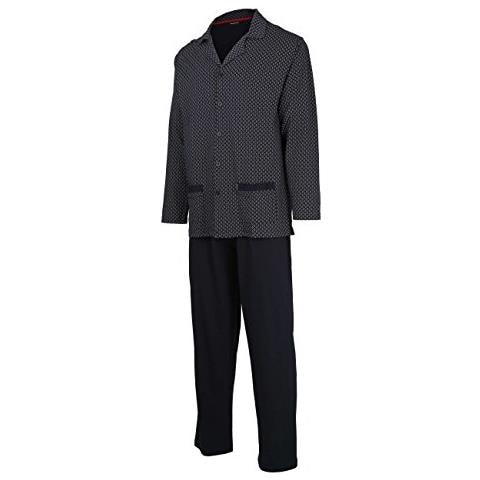 Pigiama Due Pezzi - Uomo Blu Navy Xx-large - Foto 2