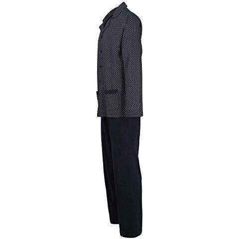 Pigiama Due Pezzi - Uomo Blu Navy Xx-large - Foto 3