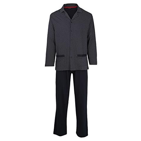Pigiama Due Pezzi - Uomo Blu Navy Xx-large - Foto 1