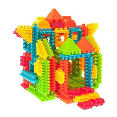 Ptb120 120pcs Setola Forma 3d Building Blocks Costruzione Di Piastrelle Set Di Giocattoli Learning Playset Stem Toy Set Kit Educativo Bambino Branin Development Preschool Kindergarten Toy - Foto 1