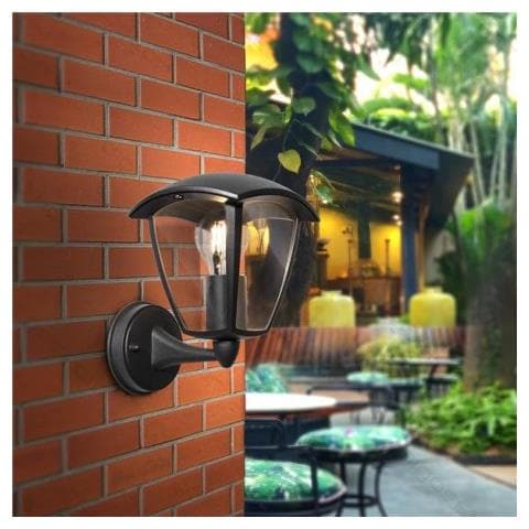 Lampada Da Muro Applique Da Giardino Lanterna E27 Esterno Ip44 - Foto 1